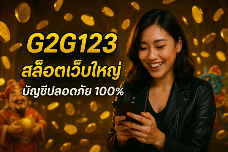G2G123 สล็อตเว็บใหญ่ บัญชีปลอดภัย 100%
