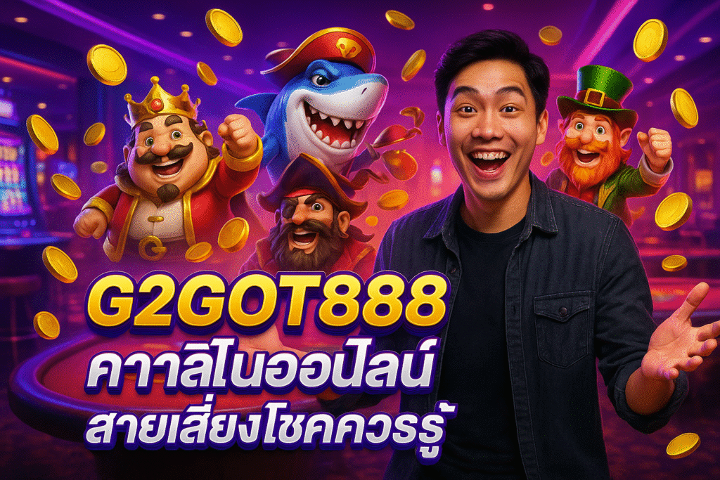 G2GOT888 คาสิโนออนไลน์ สายเสี่ยงโชคควรรู้